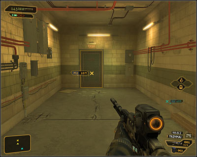 It doesnt matter whether youve decided to finish off the last two guards or avoid them, because in both cases your primary concern will be to find the alternative exit from the hotel - (13) Leaving the Alice Garden Pods hotel - Hunting the Hacker - Deus Ex: Human Revolution Game Guide