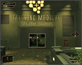 Use the stairs again and choose the main path which leads west #1 - (14) Using the shuttle - Hunting the Hacker - Deus Ex: Human Revolution Game Guide
