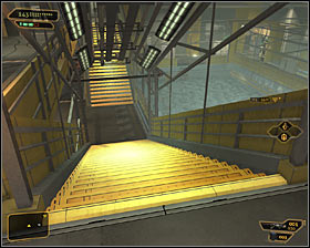 You should find a passageway blocked by a level three electronic lock #1 - (4) Peaceful solution: Travelling through the cryo-sterilization room - Searching for Proof - Deus Ex: Human Revolution Game Guide