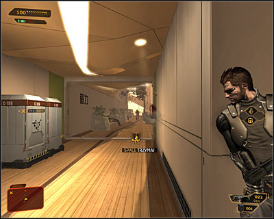 If youre planning to wipe out all the guards without making any additional preparations, then you should leave the first room and kill a few civilians you encounter - (7) Aggressive solution: Travelling through the laboratories - Searching for Proof - Deus Ex: Human Revolution Game Guide