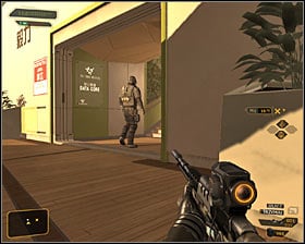 Youll encounter two other guards soon after the corridor turned south - (8) Peaceful solution: Reaching the Data Core - Searching for Proof - Deus Ex: Human Revolution Game Guide