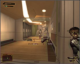 If by some chance enemy units arent informed yet about your intentions, then you should take this opportunity and surprise at least one of them - (8) Aggressive solution: Reaching the Data Core - Searching for Proof - Deus Ex: Human Revolution Game Guide