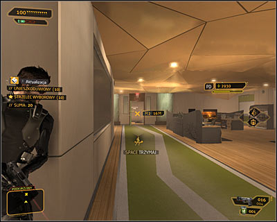 Make sure that its safe to move and try getting closer to the northern exit from the main office (screen above) - (1) Aggressive solution: Going through the offices - Entering the Dragons Lair - Deus Ex: Human Revolution Game Guide