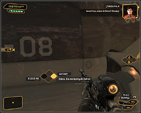 Approach the chopper #1, interact with it and confirm that you want to leave this location #2 - (6) Using the chopper - Entering the Dragons Lair - Deus Ex: Human Revolution Game Guide