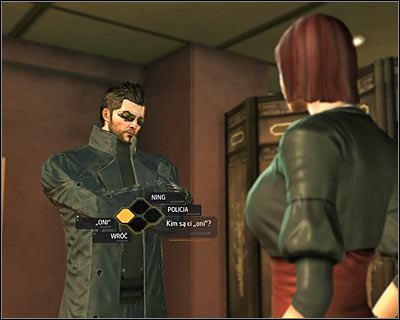 During the conversation Mei Suen will confirm that her employer is pushing her towards installing augmentations - Rotten Business (steps 1-3) - Side quests - Deus Ex: Human Revolution Game Guide