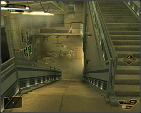 Use the exit located on the roof for the second time, so youll end up on the landing pad where youve started exploring Hengsha - Rotten Business (steps 4-8) - Side quests - Deus Ex: Human Revolution Game Guide