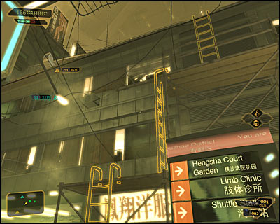 Make sure that youre in the southern part of the Youzhao district and find an apartment block - Bar Tab (steps 1-4) - Side quests - Deus Ex: Human Revolution Game Guide