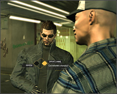 If you want to behave like a civilised person, then you should initiate a conversation with Anonymous X - Shanghai Justice (steps 1-3) - Side quests - Deus Ex: Human Revolution Game Guide