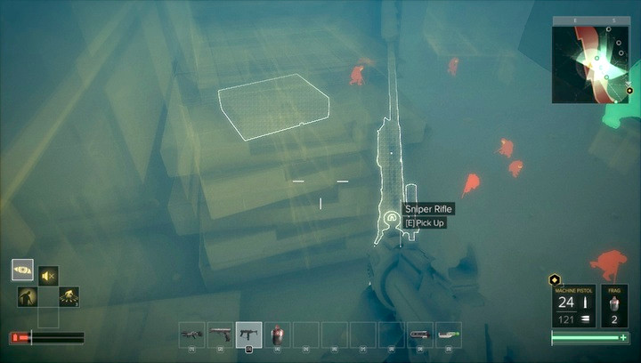 Sniper rifle on a balcony in Dubai - Weapons (description and locations) - Listings - Deus Ex: Mankind Divided Game Guide