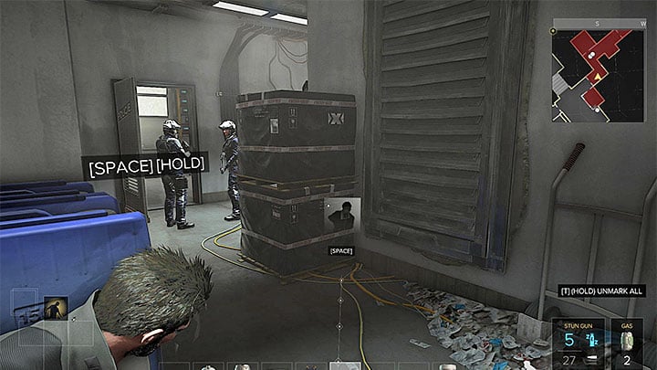 During the exploration of the restricted area you must either eliminate the enemies or avoid contact with them. - Map of the southern part of Prague - M2 - Maps - Deus Ex: Mankind Divided Game Guide