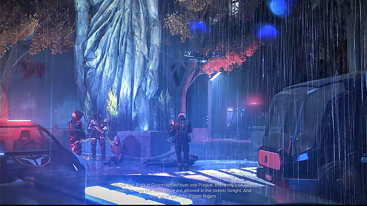 Try to avoid contact with the policemen and clear the way using, for example, Remote Hacking - Map of the northern part of Prague - M3 - Maps - Deus Ex: Mankind Divided Game Guide