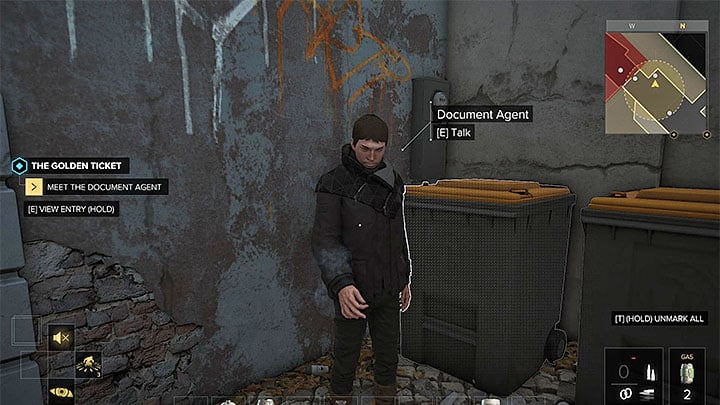 Document agent. - The Golden Ticket - side quest - Side quests - Deus Ex: Mankind Divided Game Guide