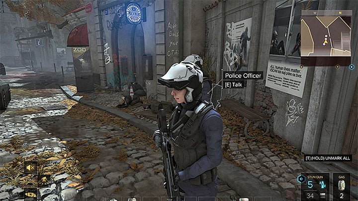 Speak with the non-corrupt police officer. - The Golden Ticket - side quest - Side quests - Deus Ex: Mankind Divided Game Guide