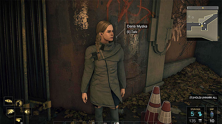 Speak with Jensens neighbor - Daria. - The Harvester - side quest - Side quests - Deus Ex: Mankind Divided Game Guide