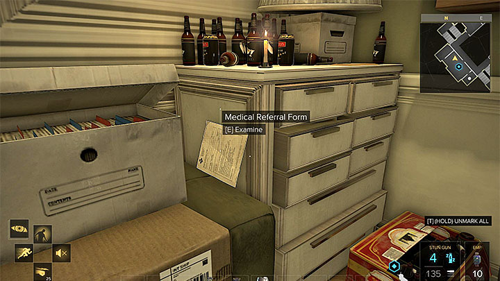 Medical Referral Form is one of the most important evidence in this case. - The Harvester - side quest - Side quests - Deus Ex: Mankind Divided Game Guide