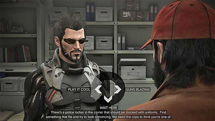 Now its time for a decision - K is for Kazdy - side quest - Prague (third visit) | Quests and maps - Deus Ex: Mankind Divided Game Guide