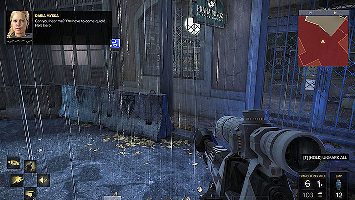 Daria will contact Jensen during his third visit in Prague - The Last Harvest - side quest - Prague (third visit) | Quests and maps - Deus Ex: Mankind Divided Game Guide