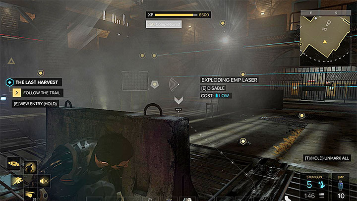 When the encounter begins, Jensen will automatically hide behind a cover - The Last Harvest - side quest - Prague (third visit) | Quests and maps - Deus Ex: Mankind Divided Game Guide