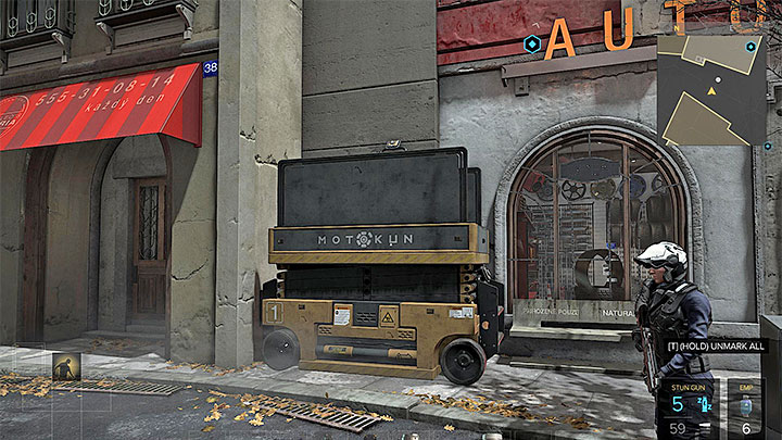 You can leave the bank and het back to the hackers hideout in the sewers (M10,1) - Samizdat - side quest - Side quests - Deus Ex: Mankind Divided Game Guide