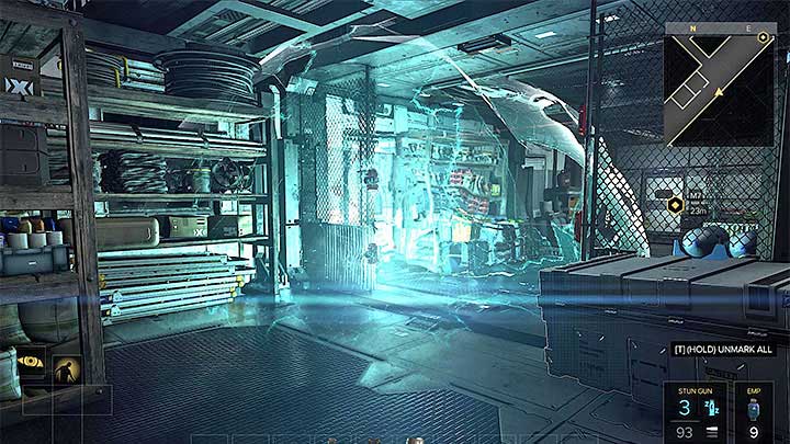 One of the ways to disable the barrier is to use an EMP grenade - The Rucker Extraction - main quest - The Utulek Complex | Quests and maps - Deus Ex: Mankind Divided Game Guide