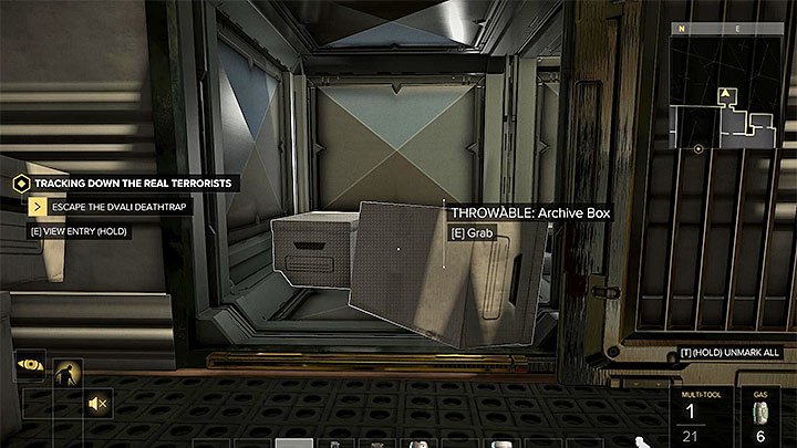 Once you finish interacting with the computer, youll receive a message that informs you that you have been caught in Dvali gang ambush - Tracking Down the Real Terrorists - main quest - Main quests - Deus Ex: Mankind Divided Game Guide