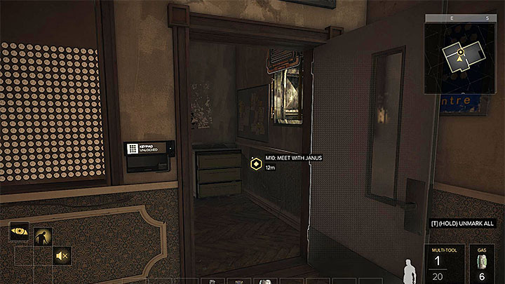 Open the door in the tourist information centre and go through the shaft. - Facing the Enigma - main quest - Main quests - Deus Ex: Mankind Divided Game Guide