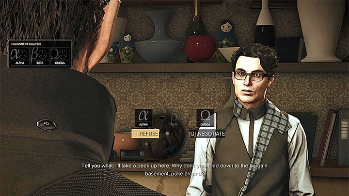 You can use interruption during this conversation - 01011000 - side quest - Side quests - Deus Ex: Mankind Divided Game Guide