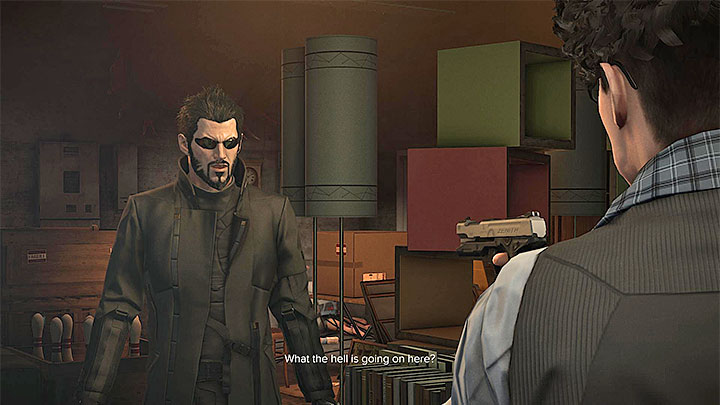 Theres a trap waiting for Jensen in the basement - 01011000 - side quest - Side quests - Deus Ex: Mankind Divided Game Guide