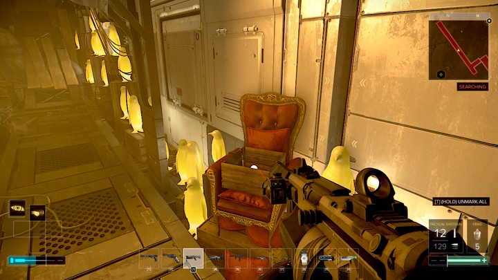 The throne for the golden penguin and a hiding place behind the throne - Praxis Kits - Listings - Deus Ex: Mankind Divided Game Guide