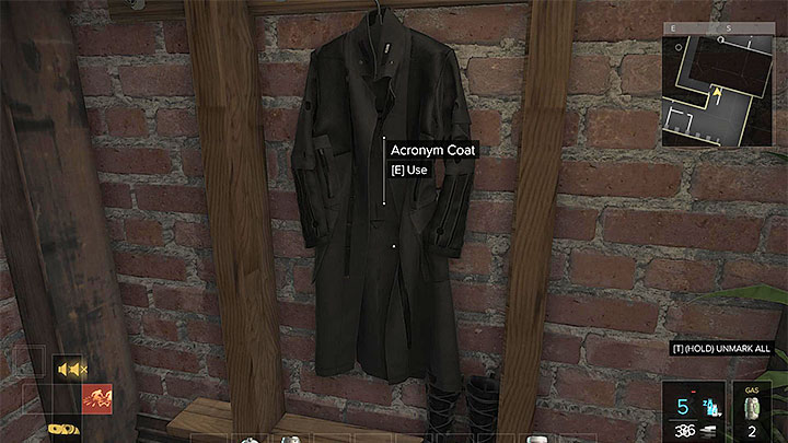 The Acronym Coat is hanging near the exit of the apartment. - Morning Comes Too Soon - main quest - Main quests - Deus Ex: Mankind Divided Game Guide