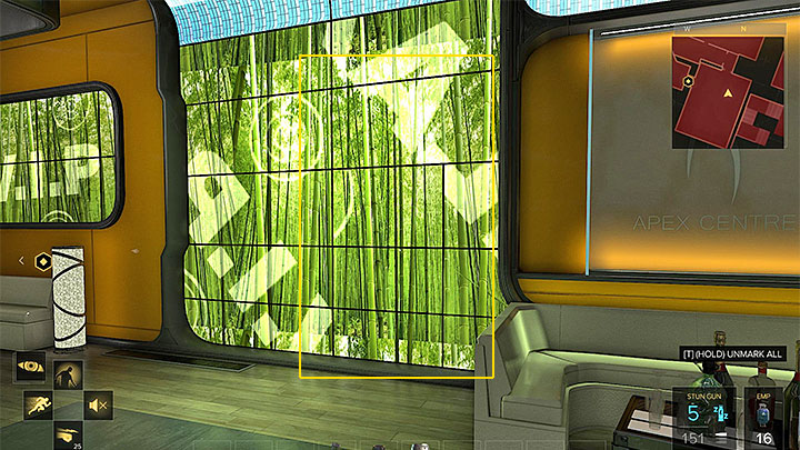 If you decided to start with helping the delegates (Protecting the Future quest), youll begin in a room on level two of the conference center (M25,13) - Stopping Marchenko - Main Quest - Apex Convention Centre | Quests and maps - Deus Ex: Mankind Divided Game Guide