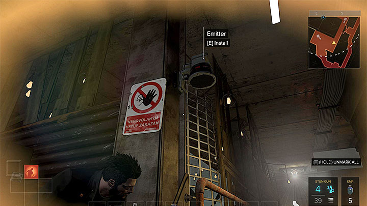 Jump to the lower level, and this time, find a ladder in the cults headquarters, which will allow you to reach the other part of the fourth level of the sewers - Cult of Personality - side quest - Side quests - Deus Ex: Mankind Divided Game Guide