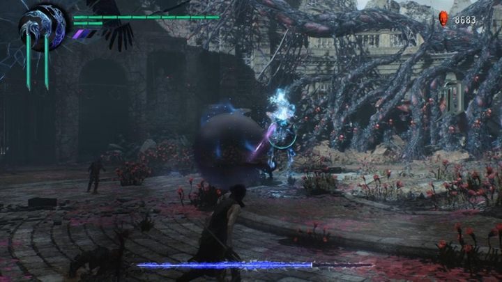 After some time, everything will return to normal - Elder Geryon Knight Boss Fight Guide for DMC5 - Bosses - Devil May Cry 5 Guide