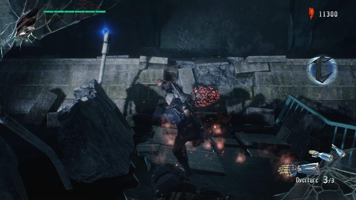 At the beginning, you have an Overture at your disposal - use it to attract enemies and hit them with powerful electrical discharges - Mission 01 - Nero | Devil May Cry 5 walkthrough - Main story missions - Devil May Cry 5 Guide