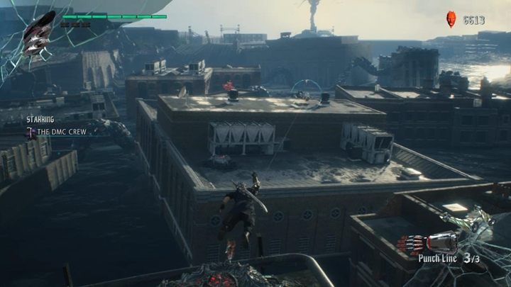 Once youve started your mission, youll come across a platform that you can use to jump - Mission 03 - Flying Hunter | Devil May Cry 5 walkthrough - Main story missions - Devil May Cry 5 Guide