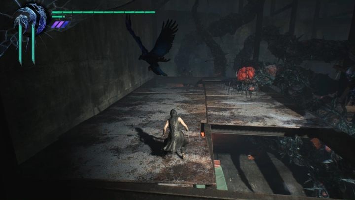 Run in front of you and deal with a group of demons - Mission 05 - The Devil Sword Sparta | Devil May Cry 5 walkthrough - Main story missions - Devil May Cry 5 Guide