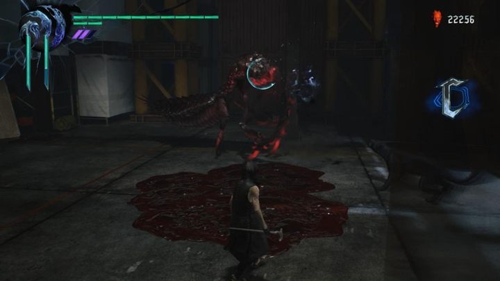 Return to the previous room, destroy the blood cocoons and head to the next section of the magazine, destroying enemies on your way - Mission 05 - The Devil Sword Sparta | Devil May Cry 5 walkthrough - Main story missions - Devil May Cry 5 Guide