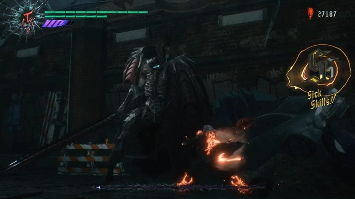 The opponent is not very challenging if you can constantly attack and not allow too much distance between yourself and the boss - Cavaliere Angelo Boss Fight Guide for DMC5 - Bosses - Devil May Cry 5 Guide