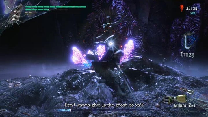 When you deal a little damage to Malphas, her horse will fall unconscious and youll have a minute to deal a lot of damage to the boss - Malphas Boss Fight Guide for DMC5 - Bosses - Devil May Cry 5 Guide