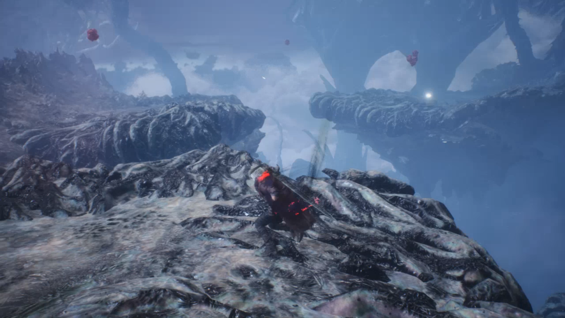 Turn around and start jumping on the platforms - Mission 18 - Awakening | Devil May Cry 5 walkthrough - Main story missions - Devil May Cry 5 Guide