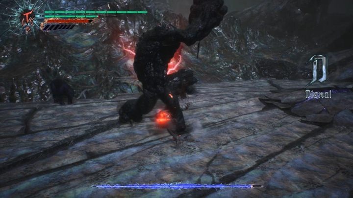 After dealing enough damage to any of the bosses, they will turn into a ball and stay inactive for a limited period of time - Shadow, Griffon and Nightmare Boss Fight Guide for DMC5 - Bosses - Devil May Cry 5 Guide