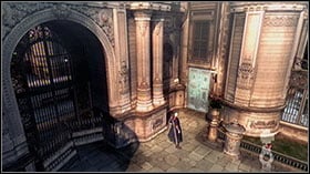 Destroy Scarecrows at the courtyard using High Roller and Red Queen combinations - Mission 02: La Porte De LEnfer - Walkthrough - Devil May Cry 4 Game Guide & Walkthrough