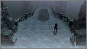 Take a Red Orb from the cliff on the right - Mission 03: The White Fang - Walkthrough - Devil May Cry 4 Game Guide & Walkthrough