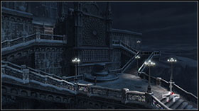 You can go in only one direction, so when you reach the door, enter inside - Mission 03: The White Fang - Walkthrough - Devil May Cry 4 Game Guide & Walkthrough