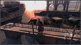 Youll meet some scarecrows and knights in the docks - Mission 17: Adiago for Strings - Walkthrough - Devil May Cry 4 Game Guide & Walkthrough