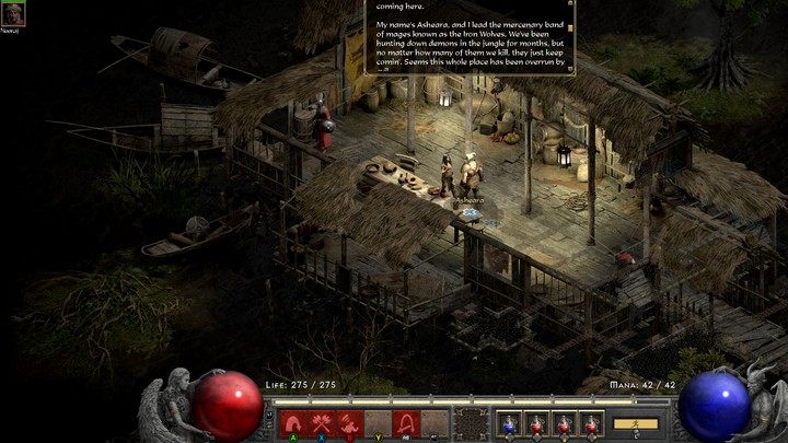 After reaching Kurast, explore the city, see what the merchants offer and where to find them - Diablo 2 Resurrected: Golden Bird - walkthrough - Act 3 - Diablo 2 Resurrected Guide