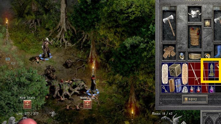 To start The Golden Bird quest, you have to explore the location, Spider Forest - Diablo 2 Resurrected: Golden Bird - walkthrough - Act 3 - Diablo 2 Resurrected Guide