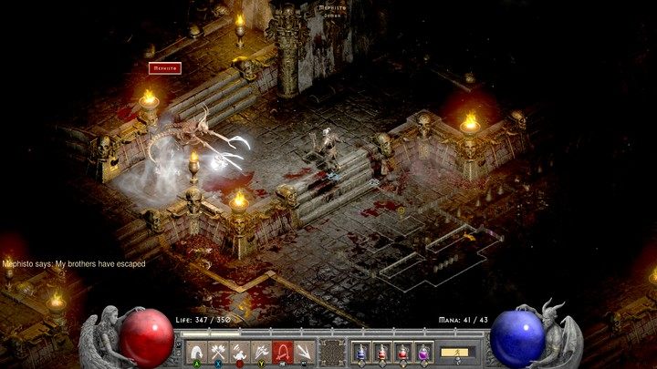Mephisto is a weak boss - Diablo 2 Resurrected: The Guardian - walkthrough - Act 3 - Diablo 2 Resurrected Guide