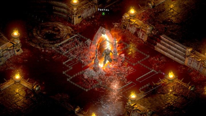 To proceed to the next location after defeating Mephisto, use the portal activated upon defeating the boss - Diablo 2 Resurrected: The Guardian - walkthrough - Act 3 - Diablo 2 Resurrected Guide
