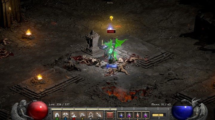 After entering the Plains of Despair, move slowly and carefully - Diablo 2 Resurrected: The Fallen Angel - walkthrough - Act 4 - Diablo 2 Resurrected Guide
